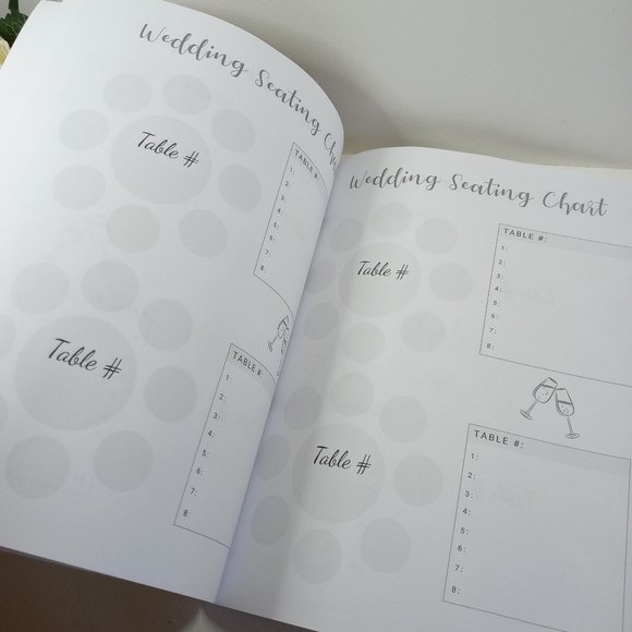 Mother of the Bride Wedding Planner & Organizer: Large White Roses Wedding Plan - Picture 11 of 12